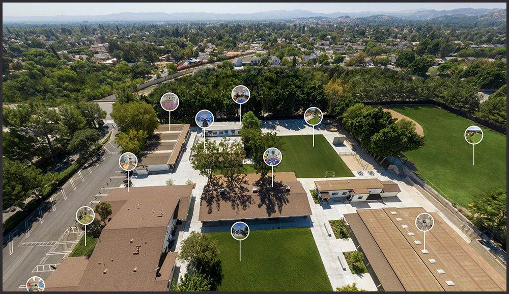 Sierra Canyon Lower Campus aerial view and virtual tour