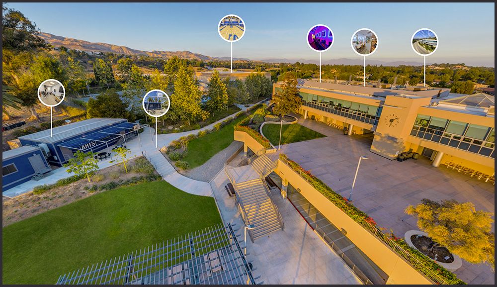 Sierra Canyon Upper Campus aerial view and virtual tour