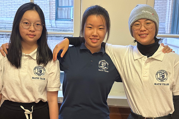 Math Team's Girls Compete at Carnegie Mellon