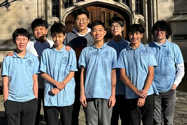 Math Team's Back-To-Back 1st Place Wins at Princeton