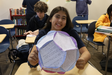 7th Grade Reading Project Brings Books to Life