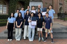 Upper School Math Team Wins 1st Place at USC Math Competition