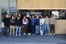 US Students Go Behind the Scenes at the GRAMMY Museum