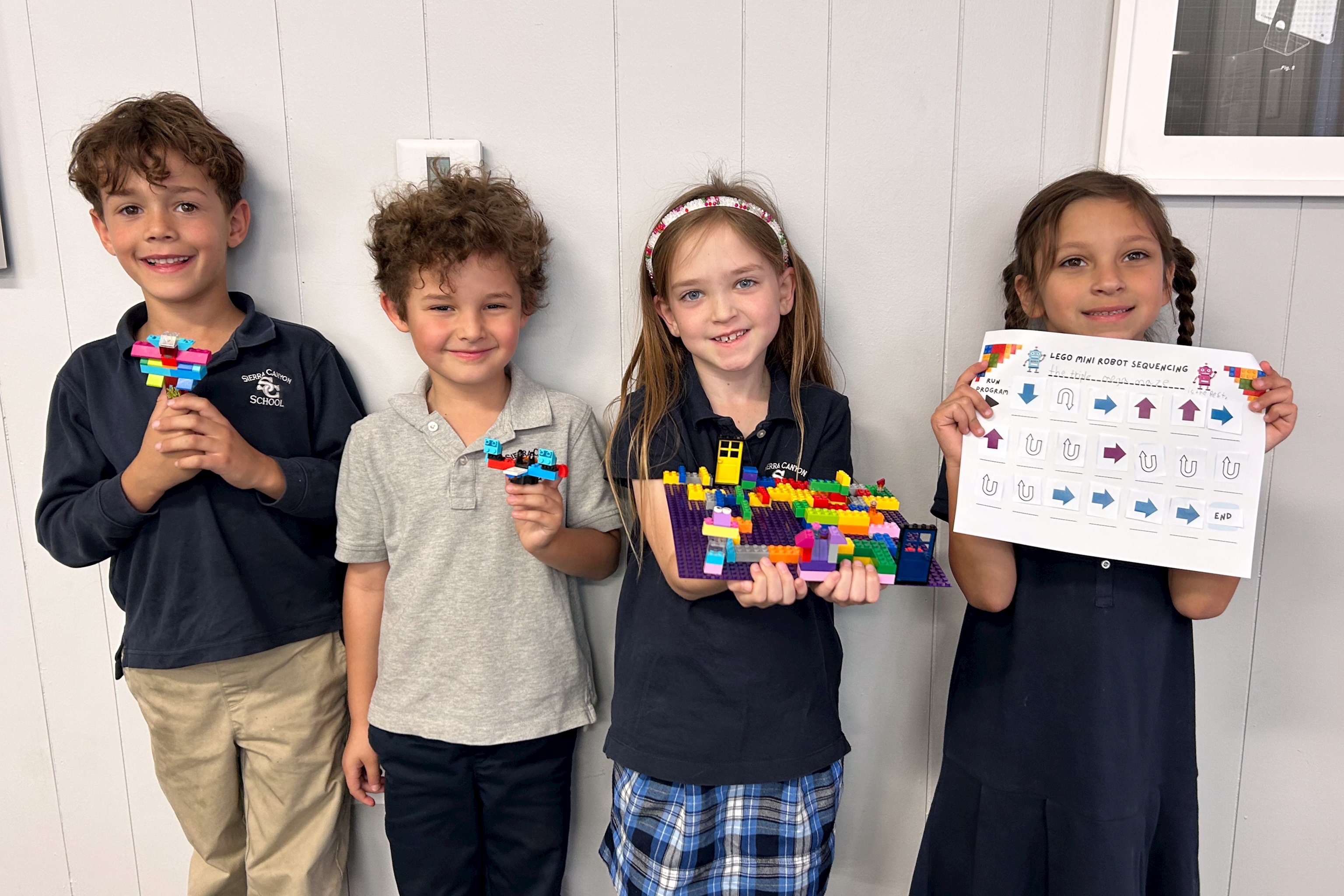 1st Grade Explores Coding with Legos